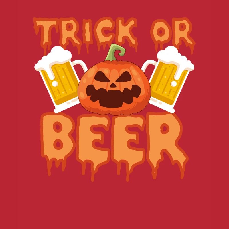 Trick oder Bier Lustiges Halloween