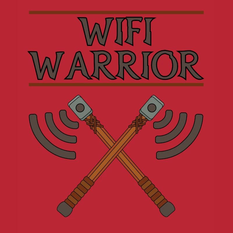 Wifi Warrior Gift Idea for Gamer Nerds and IT