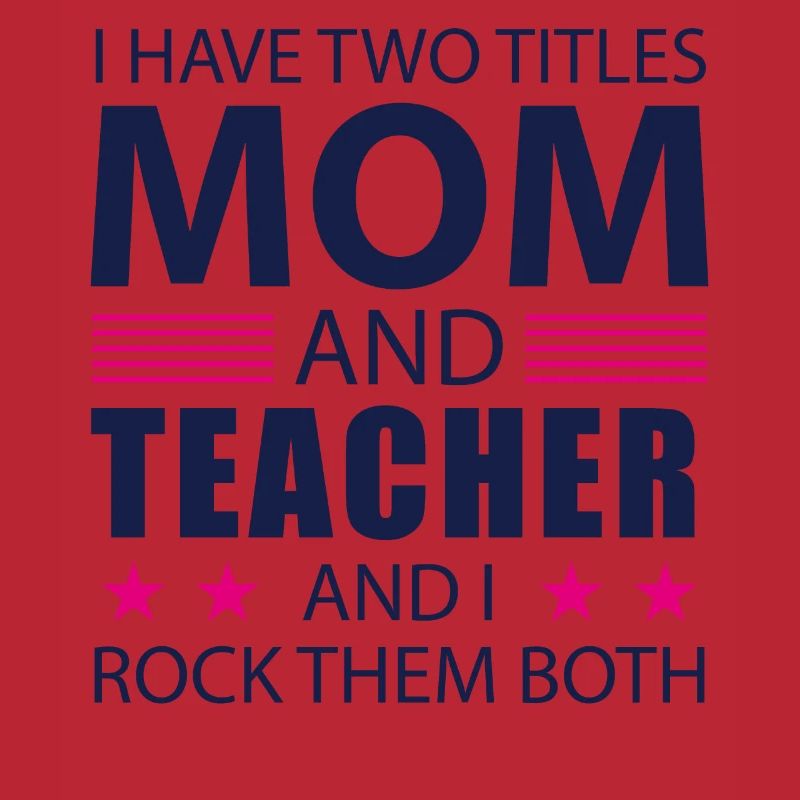 Lehrerin Mama Geschenk Mutter Lehrerin Spruch