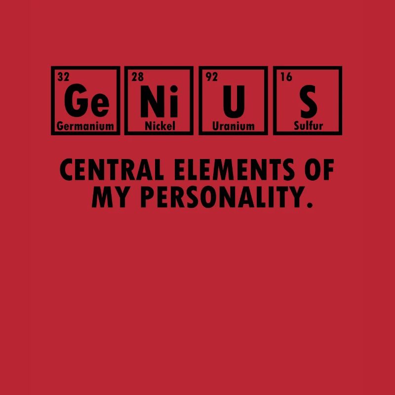 Chemist gift chemistry science nerd genius genius