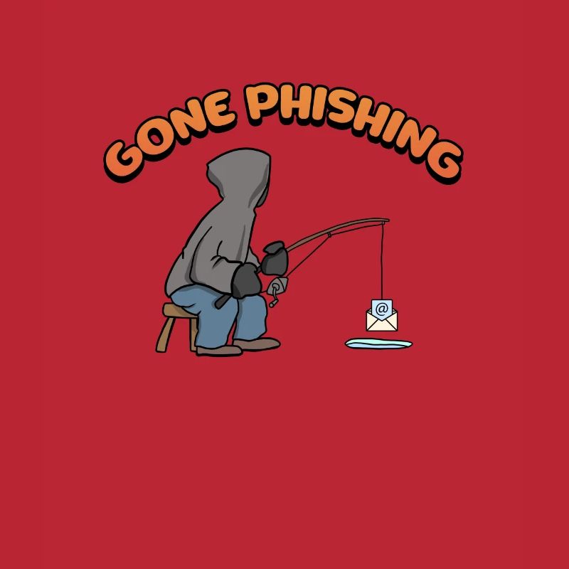 Gone Phishing Hacking Computer Hacker Gift