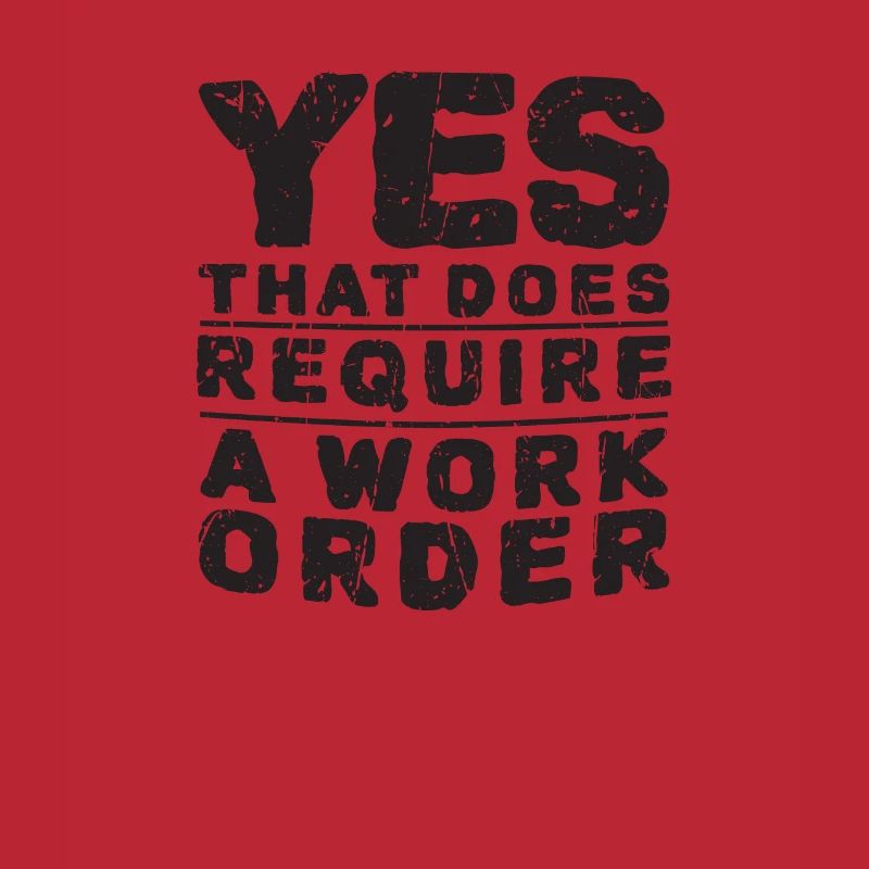Yes that does require a work order - computer