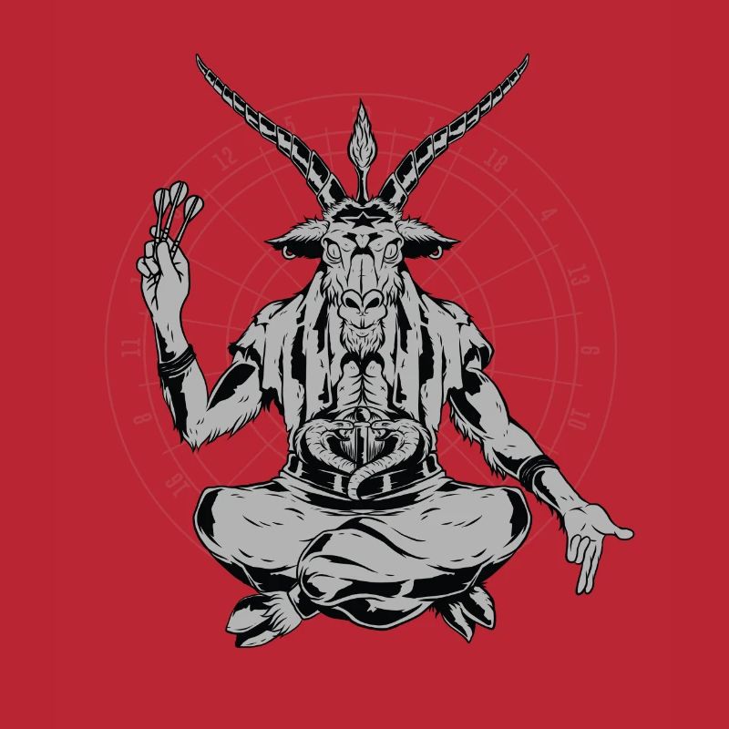 Dart player dart devil darts funny darts
