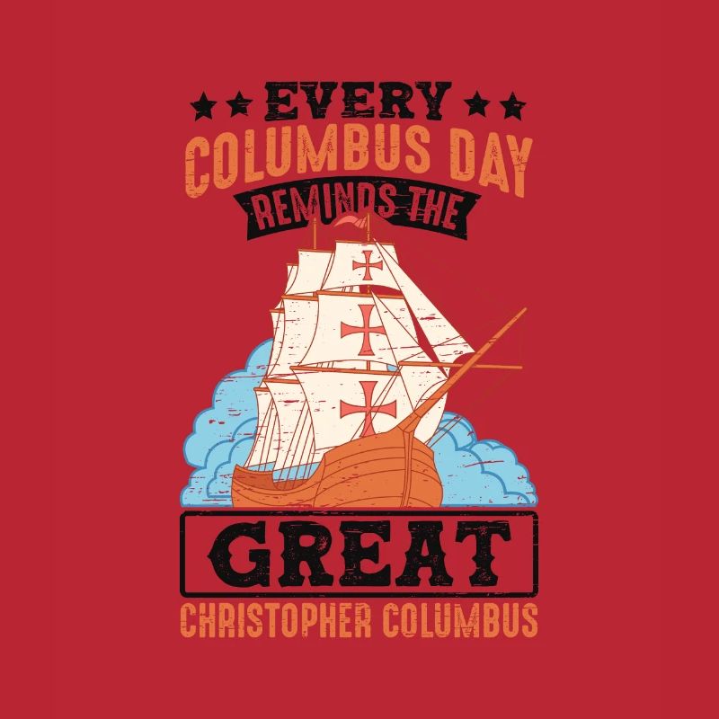 Great Christopher Columbus Day 1942 Americans