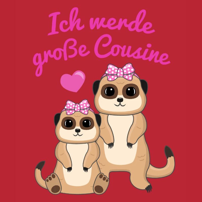 Ich Werde Große Cousine Erdmännchen Geschenk