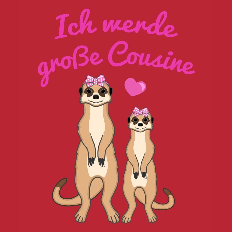 Ich Werde Große Cousine Erdmännchen Geschenk