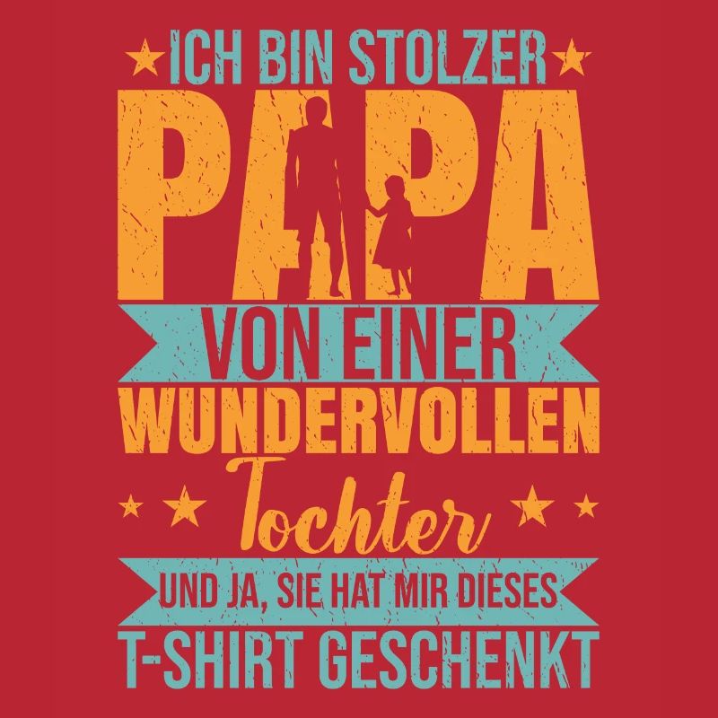 Stolzer Papa Von Einer Wundervollen Tochter