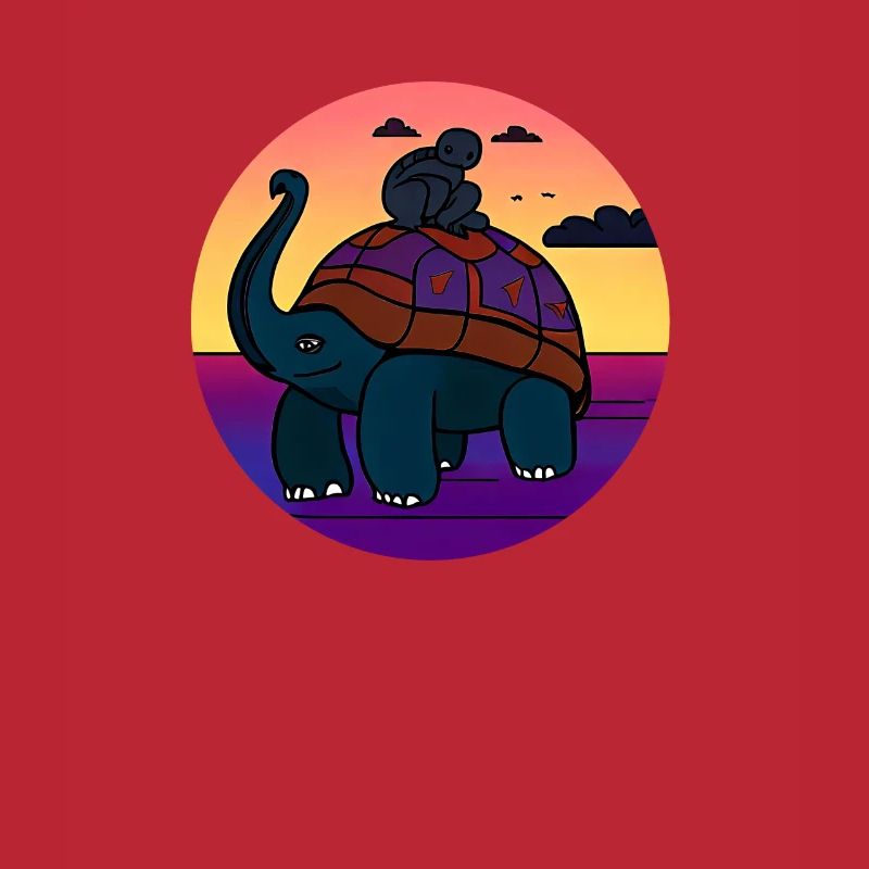 turtle elephant monkey mythical creature