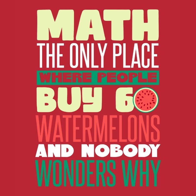 Math Pastèque drôle