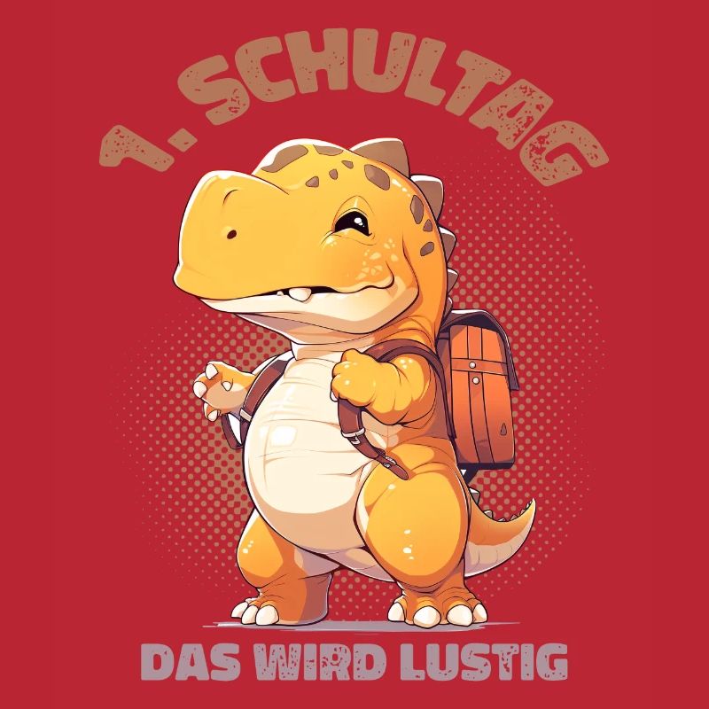 1. Schultag Das Wird Lustig Dino Einschulung
