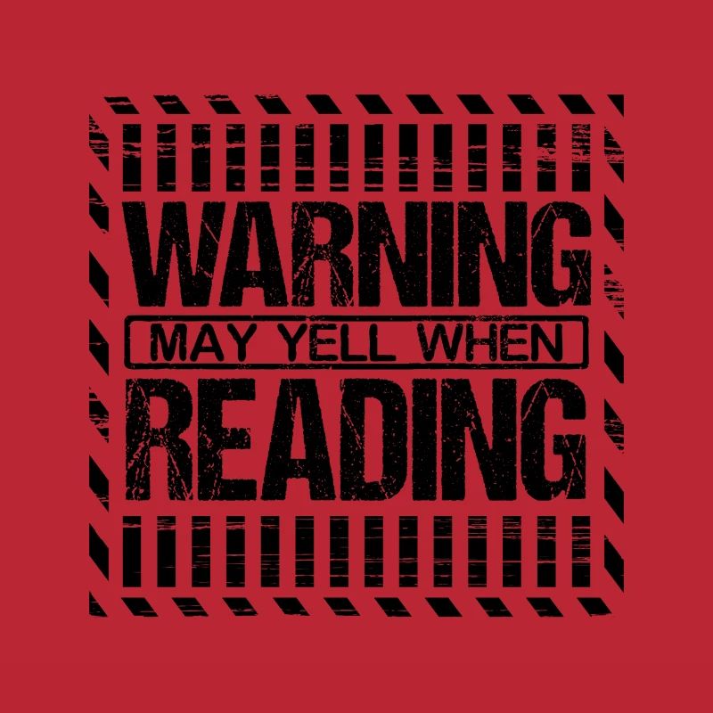 Reader Gift Book Lover Gift May Yell When Reading