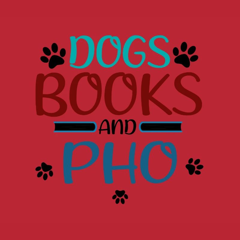 Pho Lover Geschenk Hunde Bücher und Pho Reader Geschenk