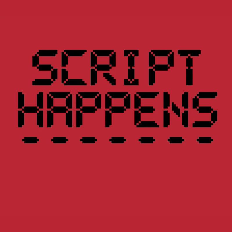 Computerprogrammierskript passiert Programmierer