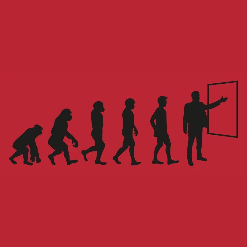 Schule evolution Geschenk Lehrerin Professor