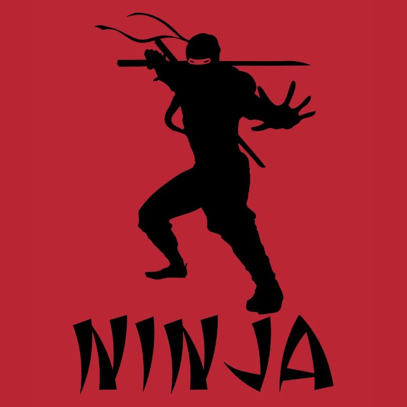 cooler schwarzer ninja