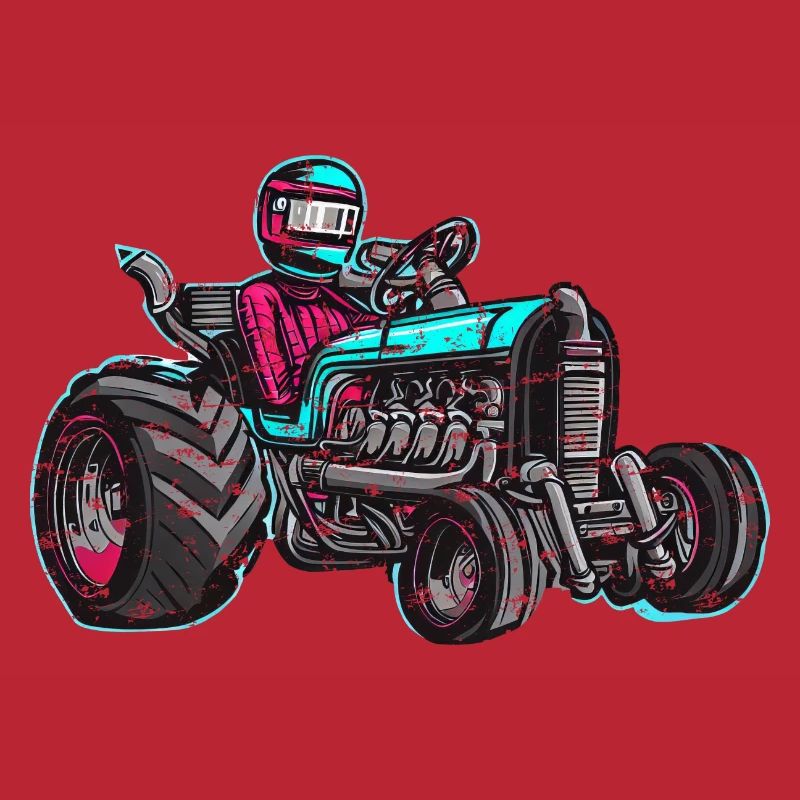 Tractor Tuning Racing Graffity Style