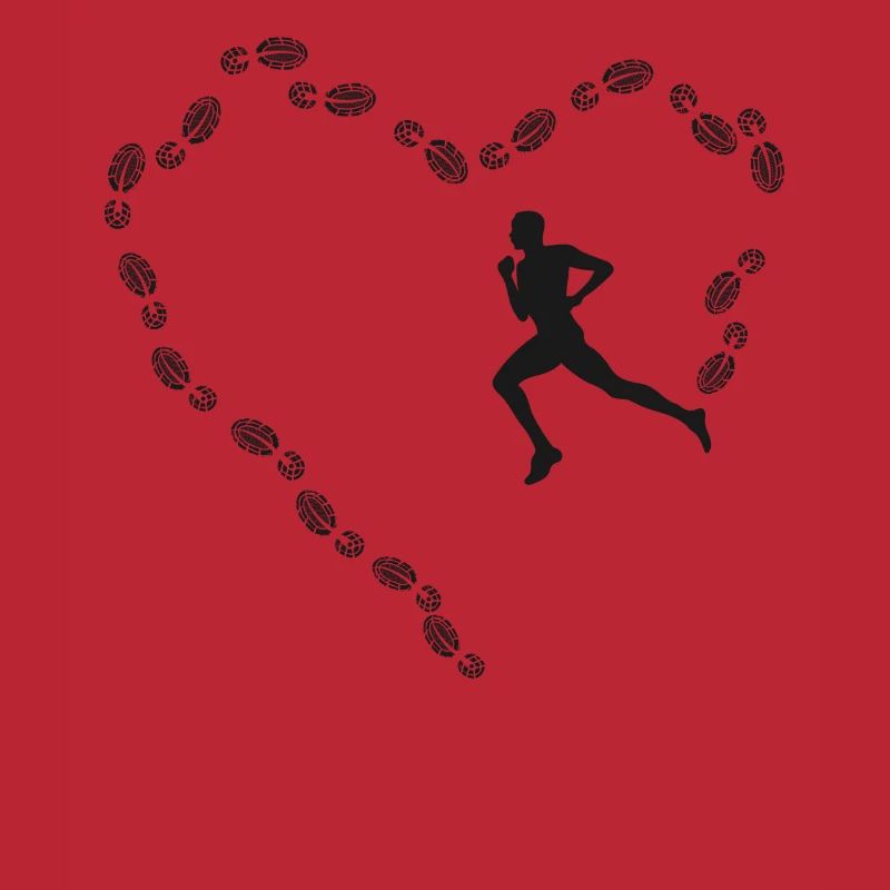 Running Runner Half Marathon Heart