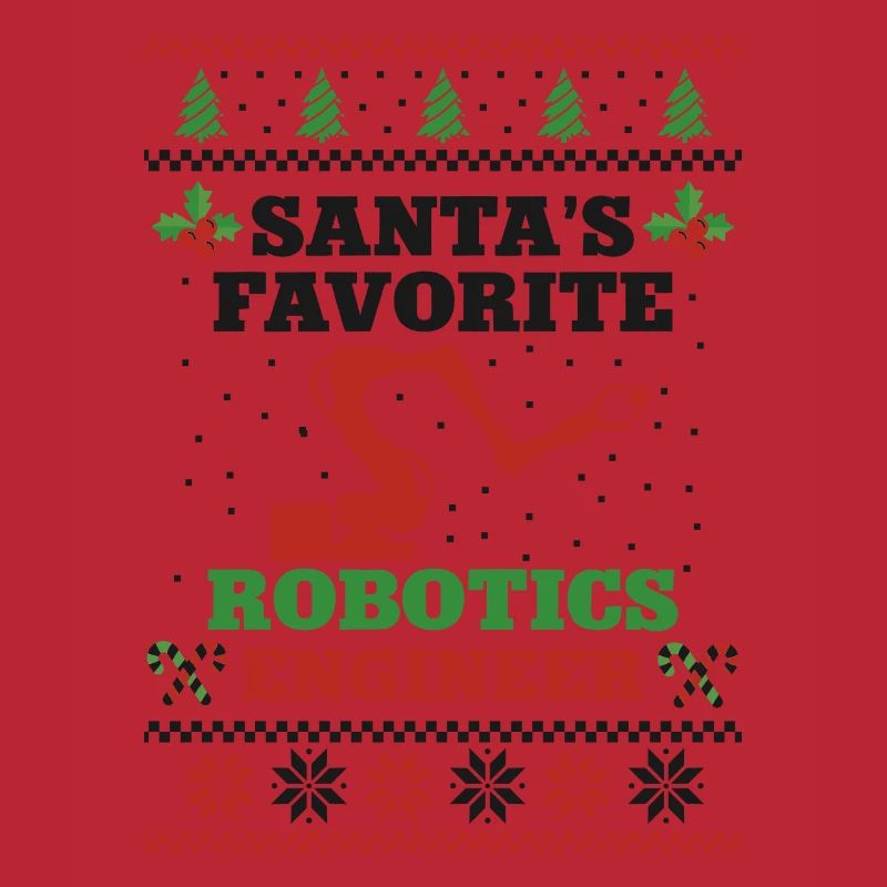 Robot Robotics Engineer Christmas