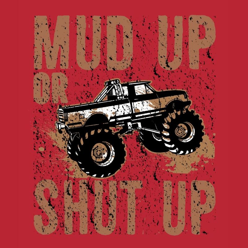 Mudder-Geschenk Schlamm auf- oder Schweigen Mudding-Humor