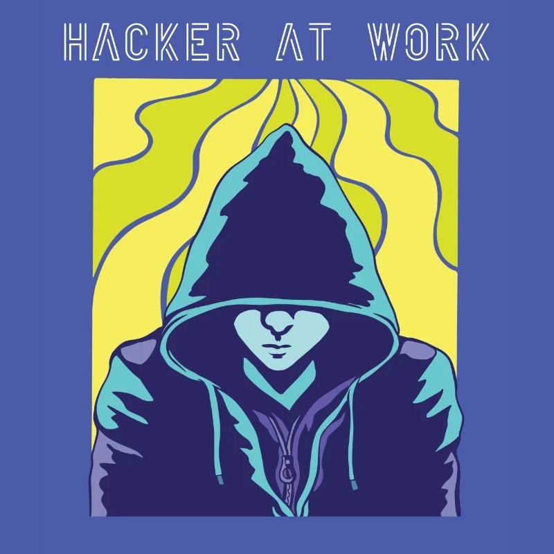 Hacker at work