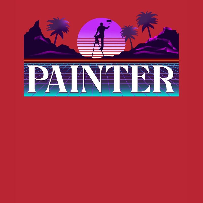 House Painter Decorator Retro 80s