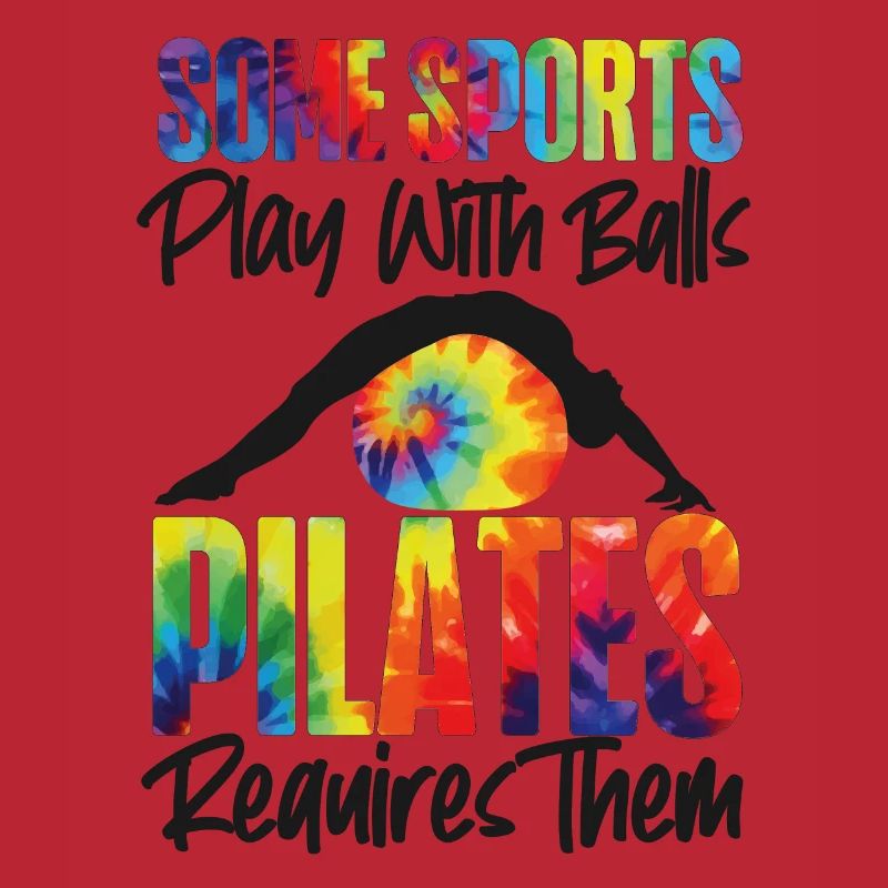 Instructeur de Pilates Professeur Tie Dye