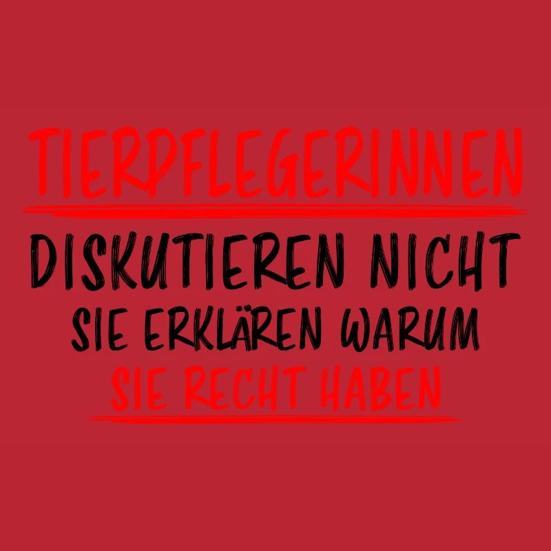 Tierpflegerin Lustiger Spruch Beruf Tiere Geschenk