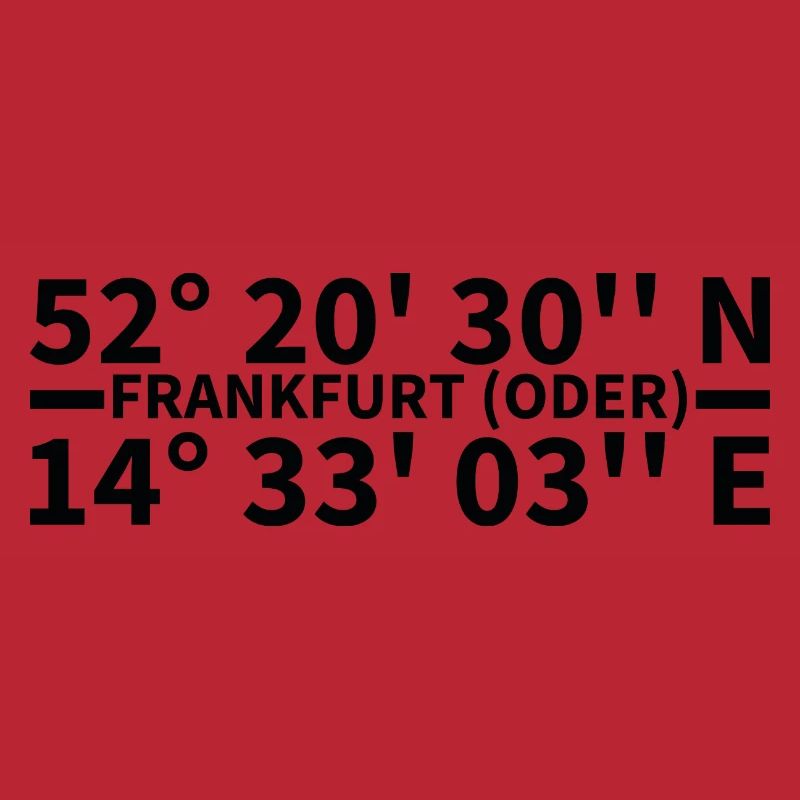 Frankfurt (Oder) Koordinaten