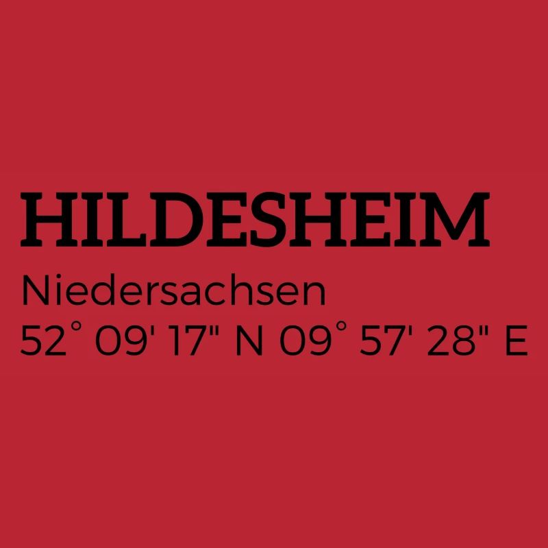 les coordonnées de Hildesheim, Basse-Saxe