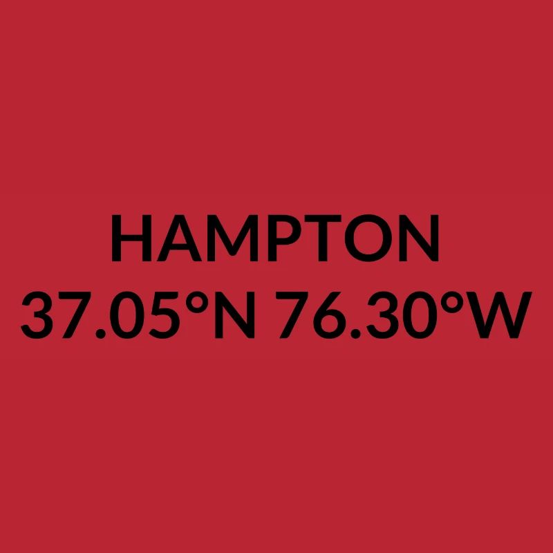Hampton, Virginia, USA Coordinates