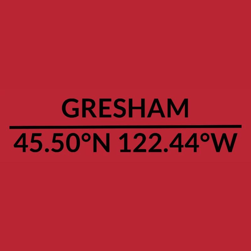 Coordonnées de Gresham, Oregon, États-Unis