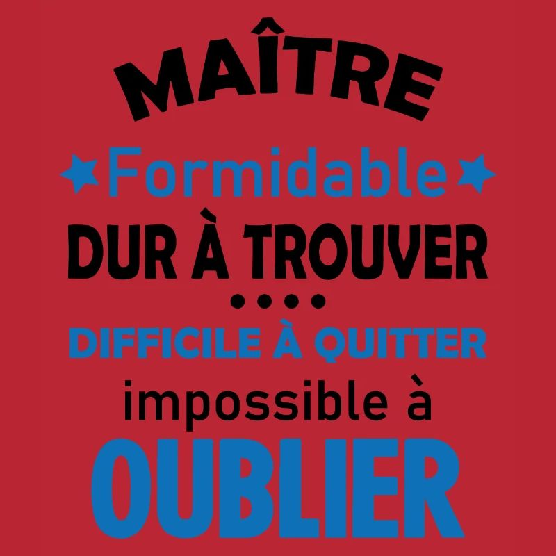 Maître formidable idée cadeau maître d'école