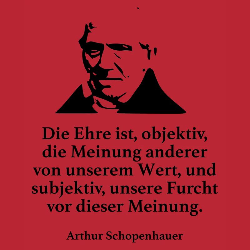 Schopenhauer: The honor is, objectively, the opinion