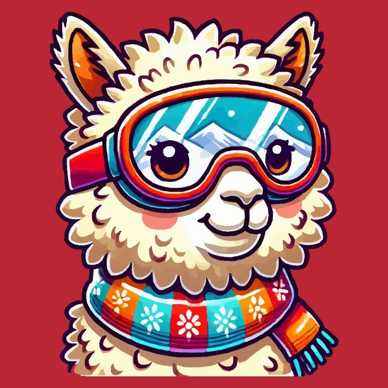 Lunettes de ski Llama Comic