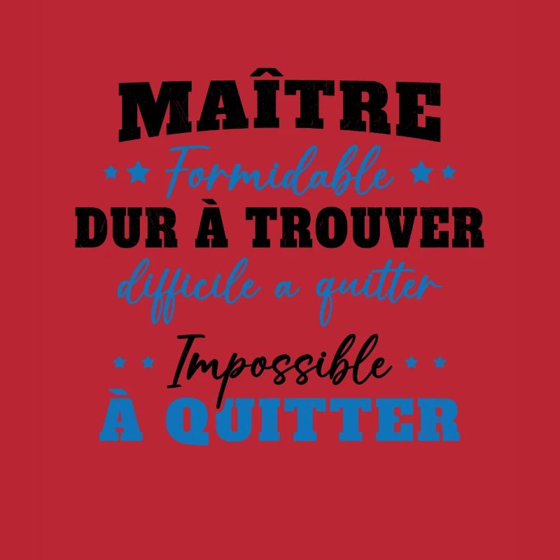 Maître formidable idée cadeau maître d'école