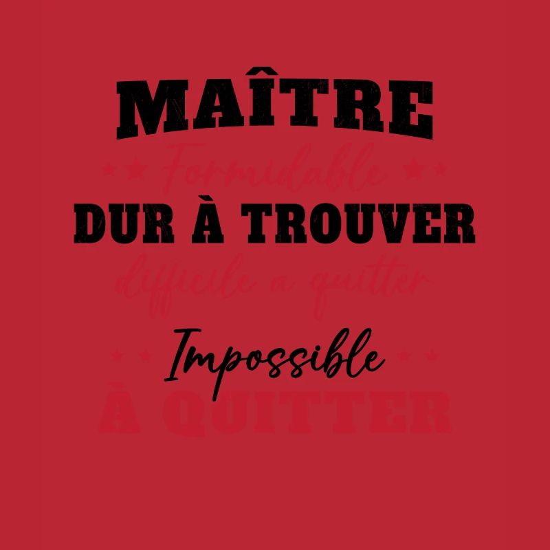 Maître formidable idée cadeau maître d'école