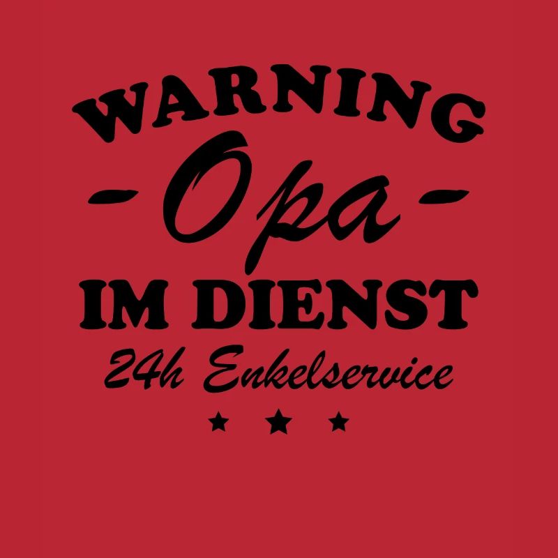 Opa im Dienst Geschenkidee
