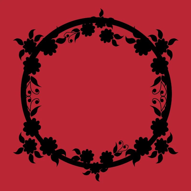 Ornaments Circular frame Basic text