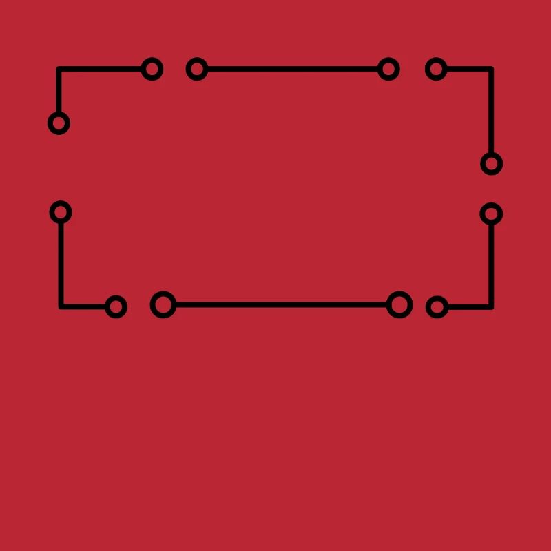 Simple frame in black rectangle
