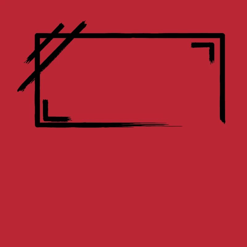 Weathered Rectangular Frame Strokes