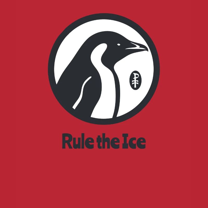 Beherrsche das Eis, ein Pinguin