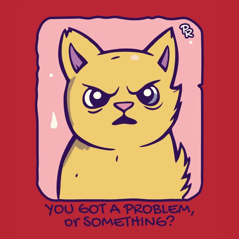 Du hast ein Problem? Passiv-aggressive Katze