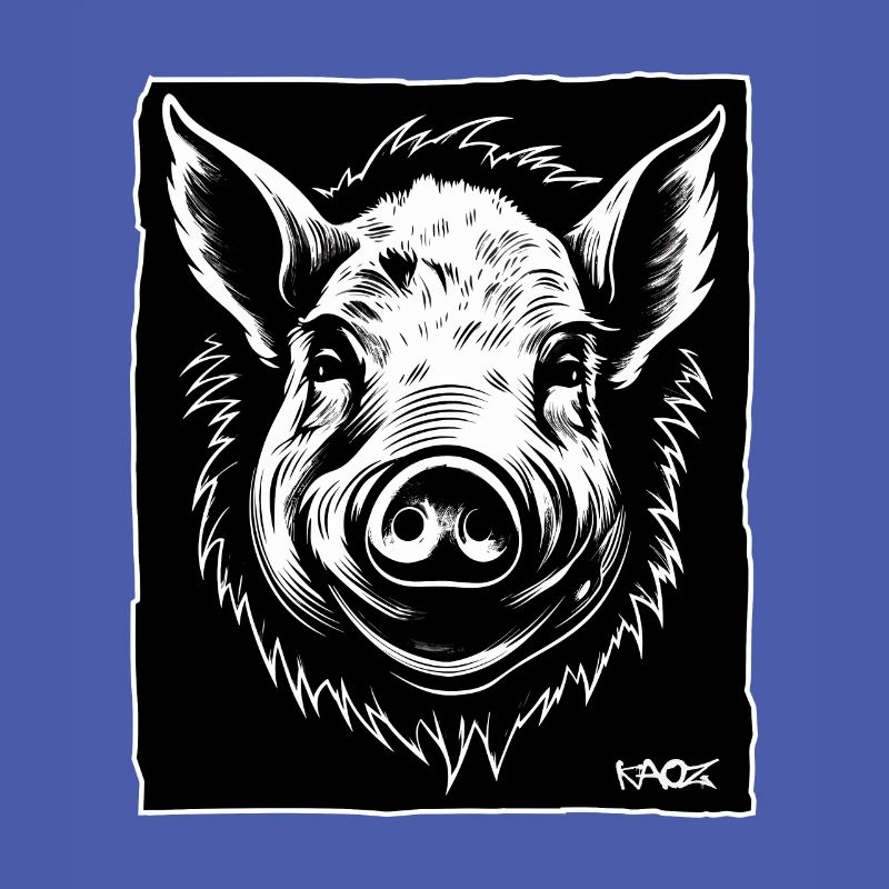 ein Schwein, eine Sau, ein Eber