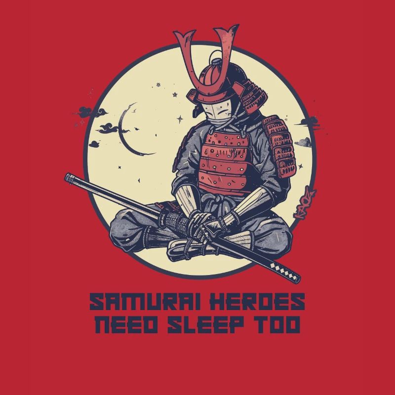 Samurai hero needs sleep