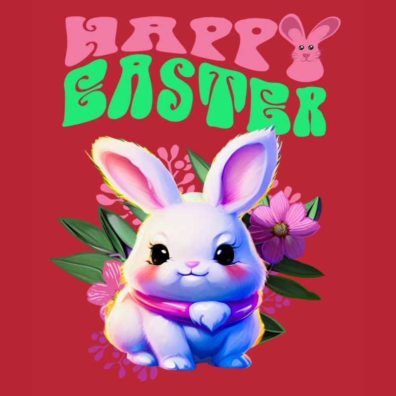 Easter Bunny - sweet rabbit Happy Easter