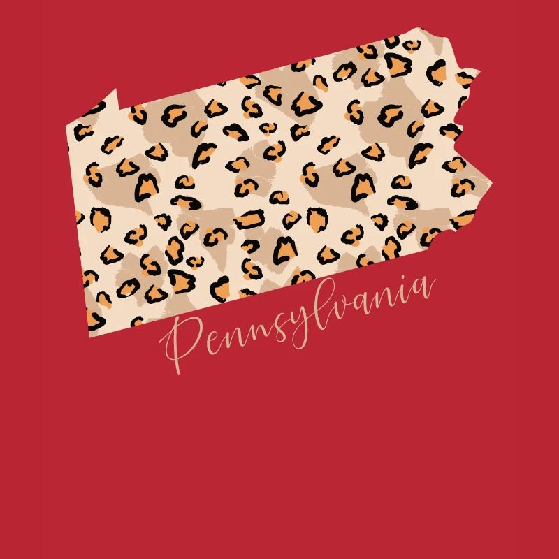 Pennsylvania Leopard Pattern Card