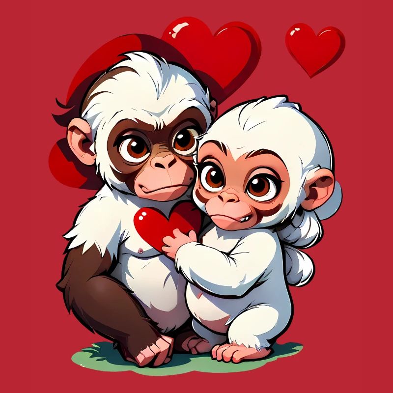 Offrez ces mignons singes pour la Saint-Valentin