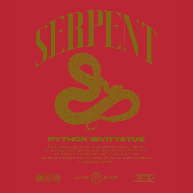 Python Birman Moderne Reptile Keeper Streetwear
