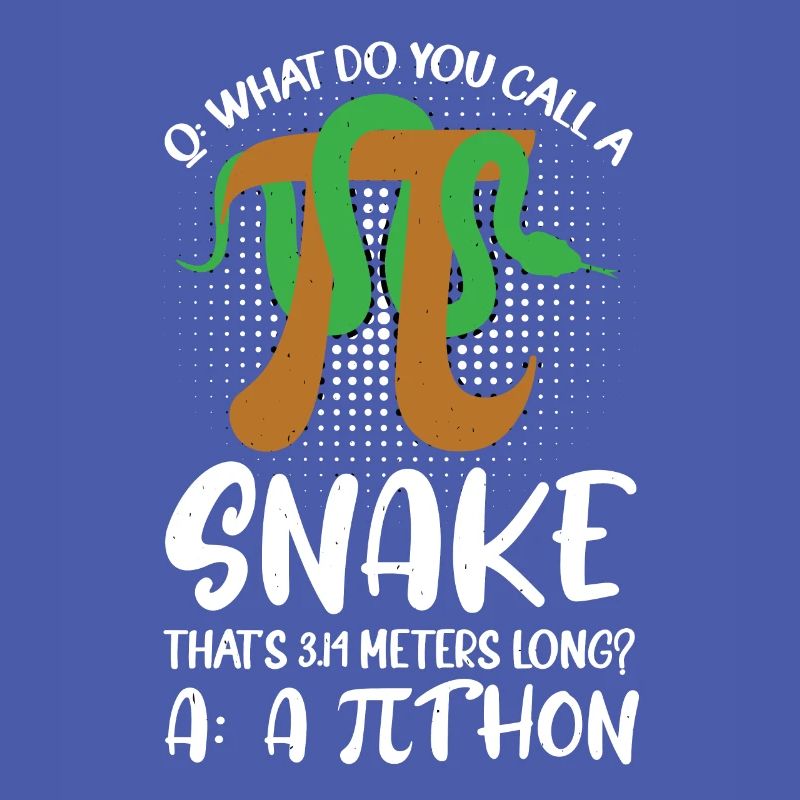 Mathematician Math Teacher Pi-Tag Snake