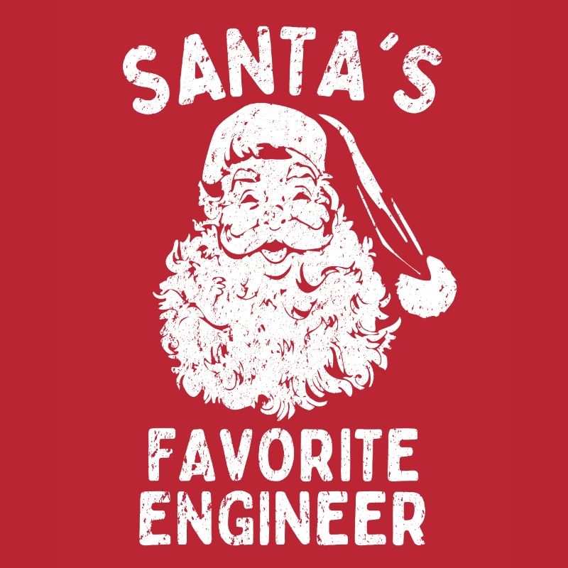 Christmas Engineer Santa's Favorite Engineer